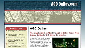 Featured Construction Company Website - AGC Dallas.com
