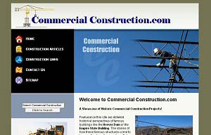 Featured Construction Company Website - Commercial Construction.com